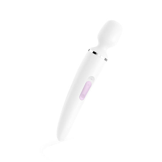 Wand-er Woman – White & Chrome