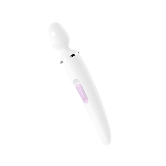 Wand-er Woman – White & Chrome