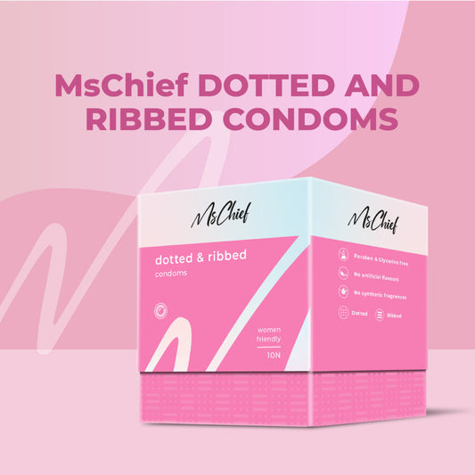 MsChief Extra Dotted and Ribbed Condoms