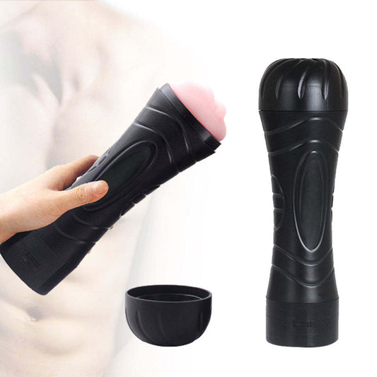 DRANIT DOUBLE HEADED AIRCRAFT CUP SEX TOYS MALE MASTURBATOR CUP DEEP THROAT MASTURBATOR TOYS FOR MAN