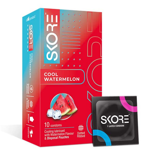 Skore Cool Watermelon Condoms 1 pack (10pcs)