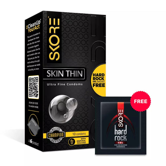 Skin Thin Condoms 1 pack (10pcs) Skore
