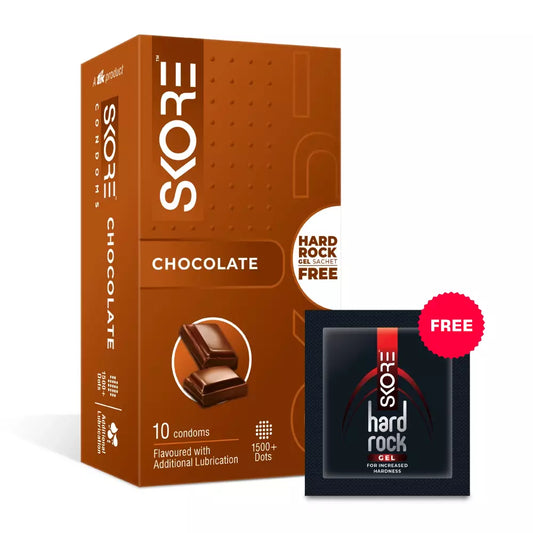 Skore Chocolate Flavour Condoms