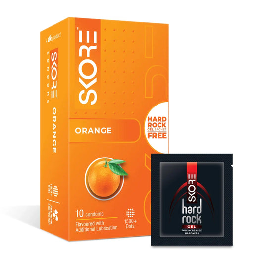 Skore Orange Flavour Condoms