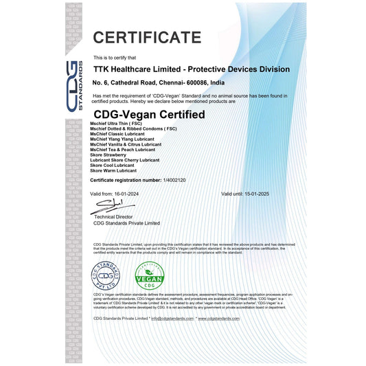 Vanilla and Citrus Lubricant