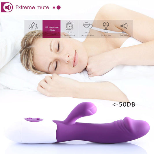 DRANIT SILICONE G SPOT RABBIT VIBRATOR SEX TOY FOR WOMEN (MULTIE)