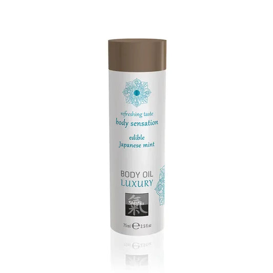 Shiatsu Luxury Edible Body Oil (Japanese Mint) – 75 ml
