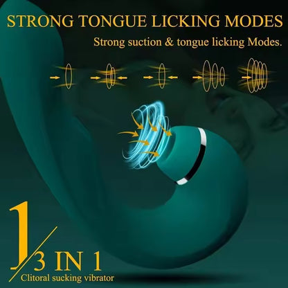3-in-1 Clitoral Sucking Vibrator for Women