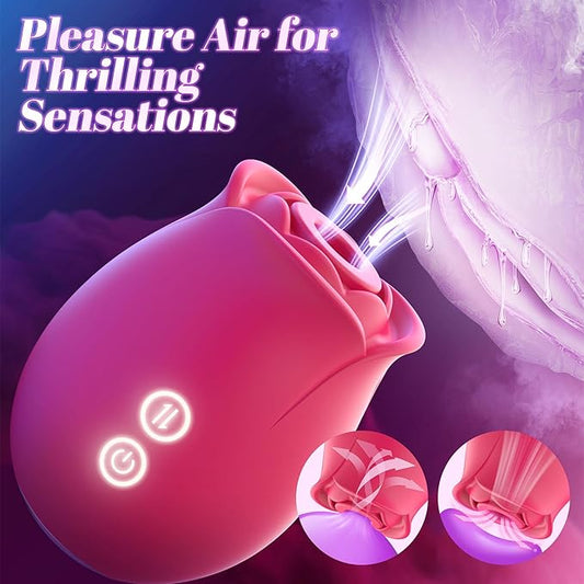 Dranit Rose Pleasure Toy — Air Suction Vibrator