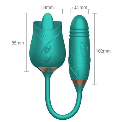 10 Tongue Licking Modes Dual Stimulation Massager