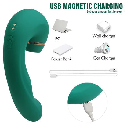 2 in 1 sucking and vibrations vibrator
