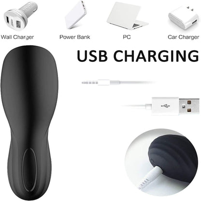 Rechargeable Silicone Vibrating Male Masturbator Sleeve Waterproof Design