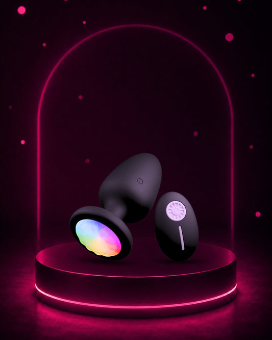 Rechargeable Silicone Vibrating Plug with USB Charging Waterproof Design