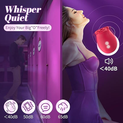 Dranit Rose Pleasure Toy — Air Suction Vibrator