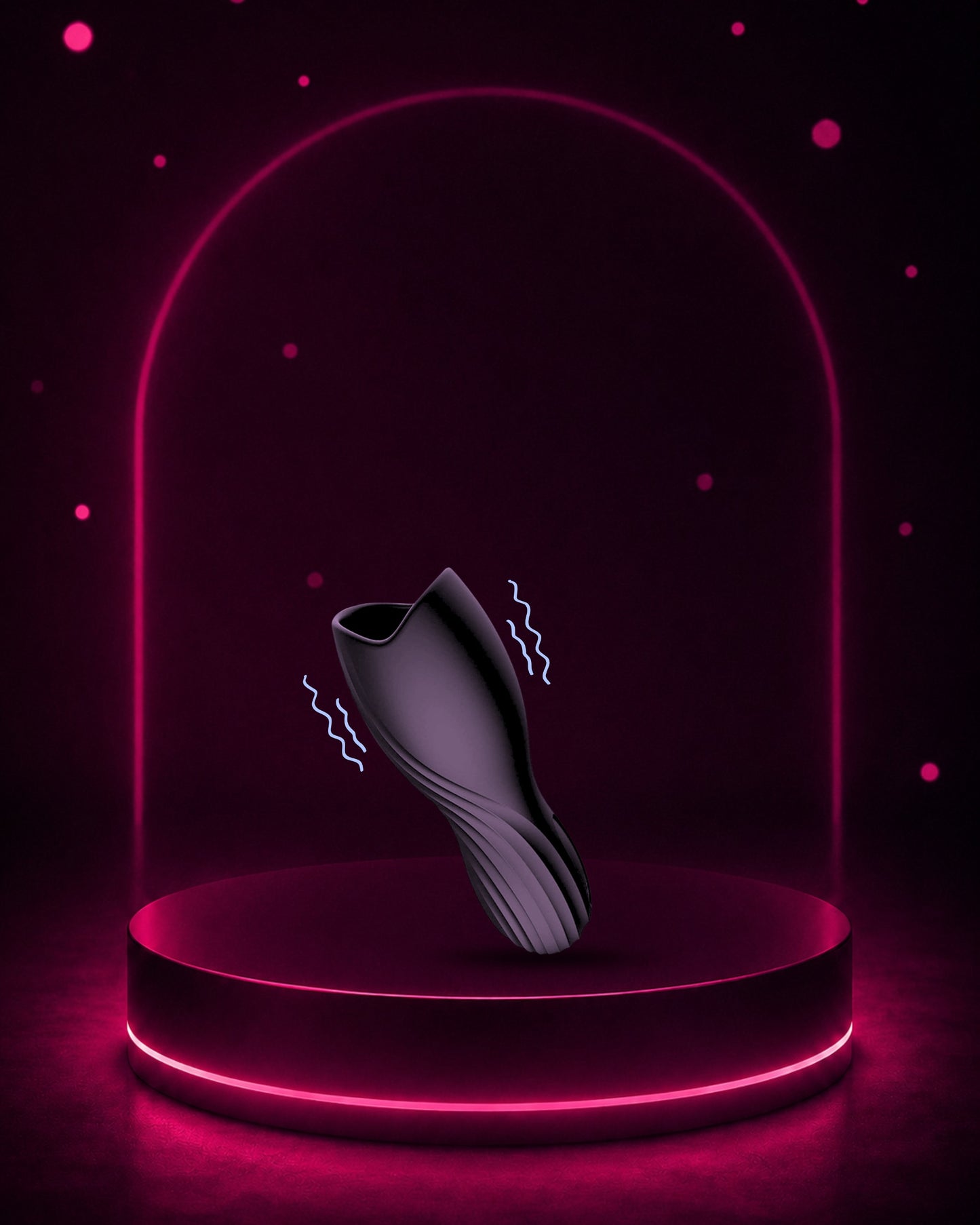 Rechargeable Silicone Vibrating Male Masturbator Sleeve Waterproof Design