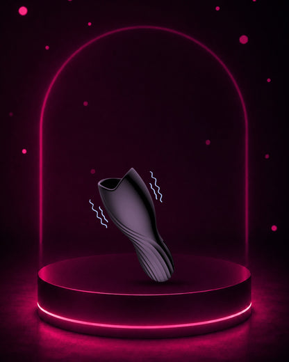 Rechargeable Silicone Vibrating Male Masturbator Sleeve Waterproof Design
